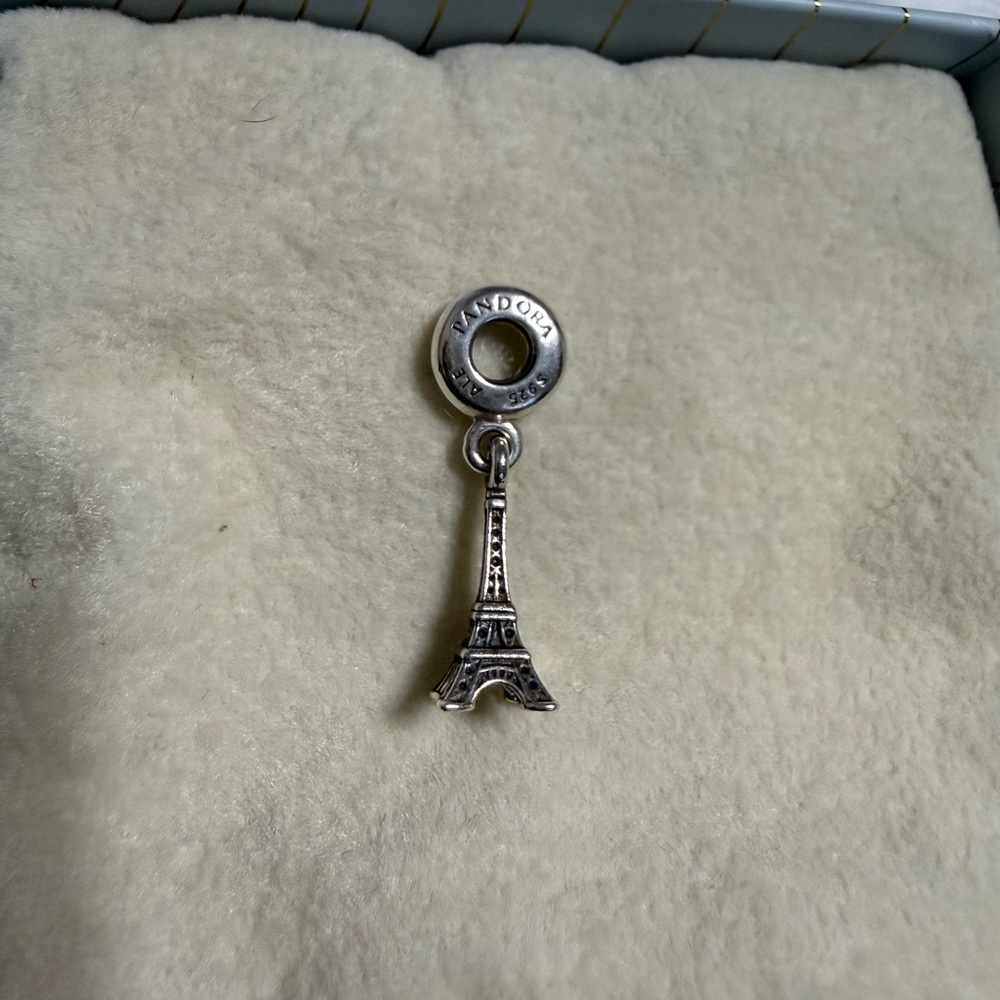 Pandora Silver Eiffel Tower Dangle Charm
